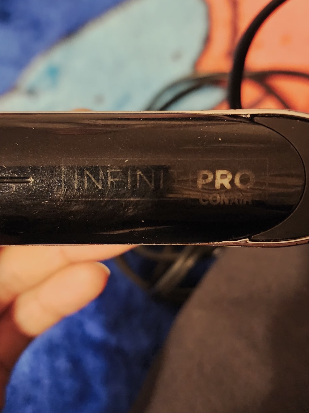 INFINITIPRO Black Hair Straightener - Professional Styling